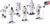 US Toy Plastic Astronaut Toy Figurines (1 Dozen), 2-1/2"