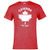 Canada Pride   Vintage Style, Retro-Feel Canadian Maple Leaf Unisex T-Shirt (Small, Red)