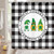 MERCHR Rustic St Patrick's Shower Curtain, Buffalo Plaid Check St Patricks Bath Curtains, Cute Gnome Green Clover Lucky Shamrocks Bathroom Shower Curtain Sets with Hooks 69x70 Inch