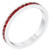 Kate Bissett Stylish Birthstone Stackables Swarovski Crystal Ruby -July Size 10