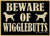 SJT ENTERPRISES, INC. Beware of Wigglebutts - Wood Fridge Magnet - Measures 2.5 inch x 3.5 inch x 1/8 inch Thick (SJT00166) SJT ENTERPRISES, INC. Beware of Wigglebutts - Wood Fridge Magnet - Measures 2.5 inch x 3.5 inch x 1/8 inch Thick (SJT00166)