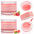 Lips Scrub Lip Balm, Lip Sleeping Mask Sugar Gentle Exfoliation Lip Treatment, Lip Moisturizer  and  Conditioner for Restore, Hydrate  and  Plump Dry, Chapped Lips, Peeling Lips (Peach Strawberry)