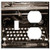 2-Gang, Toggle Outlet Combination Wall Plate Cover - Machine Writing Writer Book Monument Typewriter