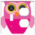 2-Gang, Toggle Outlet Combination Wall Plate Cover - Sowa Owls Bird Wild Birds Pen Beak Pet Animal 2