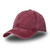 Vintage Baseball Cap 100percent Washed Twill Soft Cotton Adjustable Unisex Dad-Hat (Burgundy)