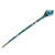 Slaxry Chinese Rhinestone Handmade Hair Stick Hair Chopsticks Hairpin Chignon Pin (Peacock Blue), Regular