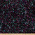Timeless Treasures Midnight Tropical Galaxy Mini Stars Black Fabric by the Yard