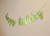 All About Details Happy Birthday Cursive Banner (Lime Green)
