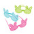 Fun Express Easter Bunny Shutter Shades - Apparel Accessories - 12 Pieces