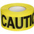 Annurssy Yellow Safety Warning Tape Barricade Tape Caution Barricade Tape Portable Roll Non-Adhesive for Danger/Hazardous/Isolating Areas (3 inch x 1000ft)