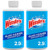 Windex Glass and Window Cleaner Concentrate Refill, Two 2.9 Bottles