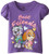 Paw Patrol Little Girls' Toddler Short Sleeve T-Shirt, Grape Violet, 2T