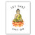 Let That Shit Go Art Print Set Of 1 (12X16? Zen Printing Yoga Room Decoration Canvas Buddhist Prints Wall Pictures For Room Home Decor,No Frame