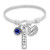 FTH Florida Gators Triple Charm Wire Bangle Bracelet with Team Logo Charm