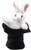 Folkmanis Rabbit In Hat Hand Puppet