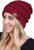 Funky Junque Confetti Knit Beanie - Burgundy