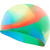 TYR Junior Tie Dye Swim Cap, Blue/Yellow, One Size