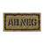 IR Mini 1x2 Coyote Tan AB- ABNEG Blood Type Infrared Tactical Morale Fastener Patch