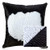 HeMiaor Mermaid Shimmer Pillow Case, Car Magic Reversible Sequins Pillow Cover Throw Cushion Case, 14x14 Inches, Black and White