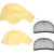 Bald Caps Makeup Latex Bald Head Wig Cap Bald Hat Costume Accessories (4 Pieces)