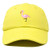 DALIX Flamingo Hat Women's Baseball Cap in Minion Yellow