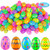 Evoio Plastic Easter Eggs, 36 PCS Easter Egg Stuffers for Kids, Fillable Easter Eggs for Easter Hunt, Community Hunts and Party Toys Decoration, Toddler Boys and Girls (6 Colors)