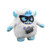 Crowded Coop, LLC Whimwham 8 inch Plush, Yeti Nerd Glasses