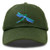 DALIX Dragonfly Womens Baseball Cap Fashion Hat in Olive