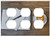 Triple Duplex Outlet Wall Plate Cover - Computer Laptop Notebook Pen Table Technology