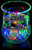 Liquid Activated Multicolor LED Glass ~ Fun Light Up Drinking Tumbler - 6 oz.
