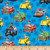 David Textiles Paw Patrol Rescue Blue Fabric Fabric by the Yard