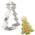 Ann Clark Cookie Cutters Christmas Tree with Star Cookie Cutter, 4.5 inch