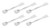 6PK Scoops with Spatula, 7.9 inch - Stainless Steel, Polished - One Flat End, One Spoon End - Eisco Labs