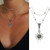Leiothrix Choker Sunflower Necklace Silver Layered Satellite Chain Collar Pendant Jewelry Boho Decorative Accessories Jewelry for Women