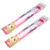 Flashing Panda LED Light-up Flashing Fiber Optic LED Hair Barrette, Multi-Color Rainbow, 2-Pack