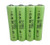 EX-ENERGY AAA 1.2V 1000mAh LSD Button top NiMH Rechargeable Batteries 4 Pack with Battery Storage Box