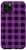 iPhone 11 Pro Purple and Black Gingham Buffalo Check Plaid Checkered Case