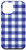 iPhone 12 mini Navy Blue and White Gingham Buffalo Check Plaid Checkered Case