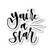 You are A Star Sticker Inspirational Quotes Stickers - Laptop Stickers - 2.5 inch Vinyl Decal - Laptop, Phone, Tablet Vinyl Decal Sticker S81831