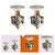 America Pop Up Drain Filter, 2pcs Wash Basin Hair Catcher Filter, Bathroom Sink Drain Stopper with Basket, Kitchen Bathroom Bounce Drain Plug for US 1.3'' Diameter (2pcs)