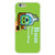 Apple iPhone 6plus (Plus) Custom Case White Plastic Snap On - Rum Fixes Everything Food Humor Cartoon