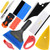 Zanch Window Tint Tool Kits Vinyl Wrap Tool Graphic Decal Applicator Wallpaper Tools Edge Razor Blades Scraper Felt Squeegee Conqueror Corner Squeegee Shower Squeegee 14PCS
