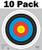 60 cm / 24 in Bullseye Archery (10 Ring) and Gun Targets by Longbow Targets (10 Pack)