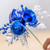 Nuxn 6pcs Glitter Christmas Floral Picks Artificial Pine Picks with Holly Berries Artificial Christmas Flower and Leaf Christmas Baubles Set for Christmas Decoration and Home Decor