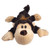 KONG Cozie Funky Monkey, Squeaky Plush Dog Toy, for Medium Dogs