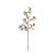 Creative Co-op Faux Flocked Berry Pick Botanicals, Cream