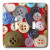 3dRose lsp_7272_2 Cute As a Button Double Toggle Switch Multicolor