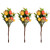 COSYOO 3PCS Easter Egg Flower Picks Easter Egg Tree Decor Easter Egg Floral Picks Easter Tree Branch
