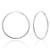SWEETV Hoop Earrings for Women Hypoallergenic Sterling Silver Earrings 30MM Huggie Hoop Earrings