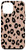iPhone 12 Pro Max Black Tan Brown Leopard Cheetah Print Animal Pattern Gifts Case